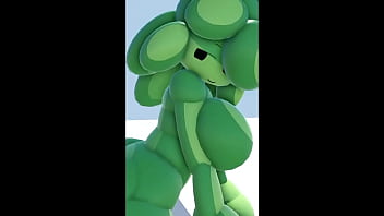 Cute and sexy slime girl