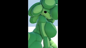 Cute and sexy slime girl