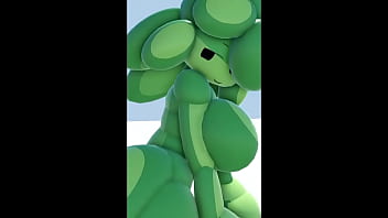 Cute and sexy slime girl