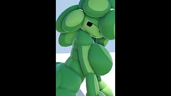 Cute and sexy slime girl