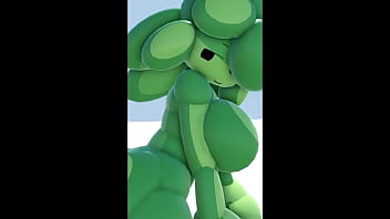 Cute and sexy slime girl