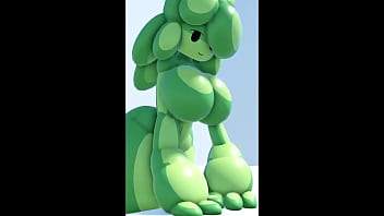 Cute and sexy slime girl