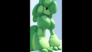 Cute and sexy slime girl