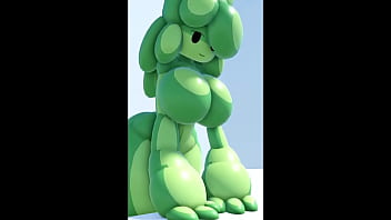 Cute and sexy slime girl