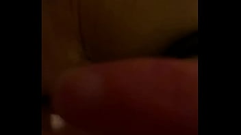 At home playing with my purple friend