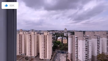 Mostrando apartamento novo e estreando com foda caseira ft amberzinha