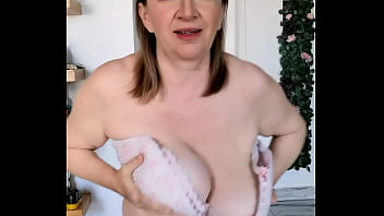 Horny gilf sexy strip dance