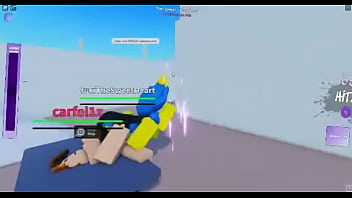 Una noob me mama la pinga en roblox