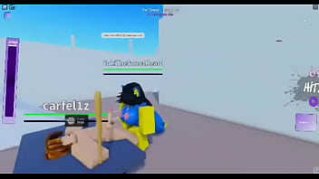 Una noob me mama la pinga en roblox