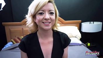 P3horny blonde cutie keyton sucks a dick and ass and gets her pussy banged