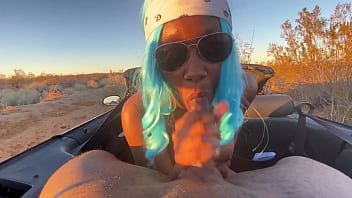 Blue hair lesbian secretly likes dick