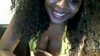 Ebony with a big natural tits puts her fingers inside Ebony with a big natural tits puts her fingers inside