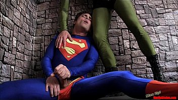 Superman Submits 2 Cbt Handjob Lycra Spandex thumbnail