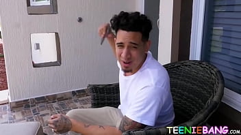 Naughty teenage pussy rammed hard