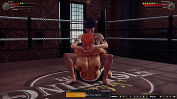 Xiao vs aine nf3d female mma combat ring