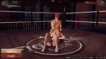 Xiao vs aine nf3d female mma combat ring