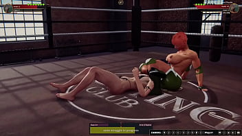 Xiao vs aine nf3d female mma combat ring