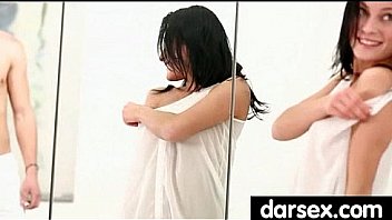 Gorgeous babe passionately fucked 13