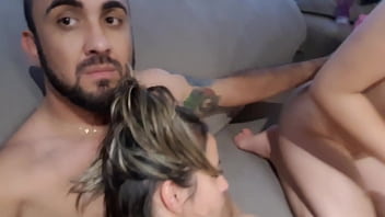 Little slut cumming with her friend's dildo and little fingers