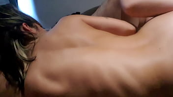 Little slut cumming with her friend's dildo and little fingers