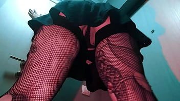 Let's piss all over the house sexy brunette wants to piss everything she sees