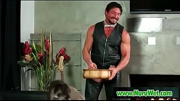 Sensual masseuses sharing same client