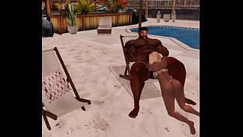 Blowjob for big black