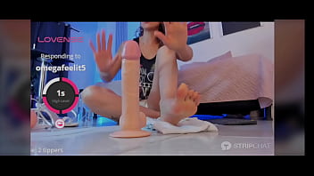 Paja a dildo de goma