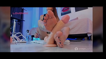 Paja a dildo de goma