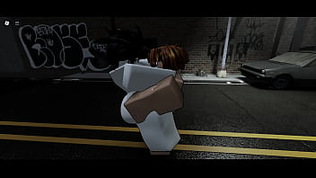 Roblox girl gets completely breeded in the streets