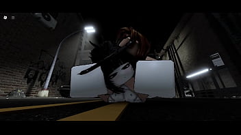 Roblox girl gets completely breeded in the streets