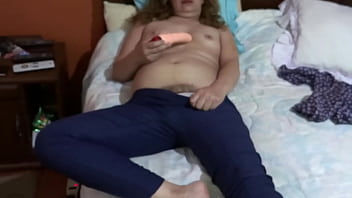 My 59 year old latina wife enjoys her huge dildo and i cum in her hairy pussy