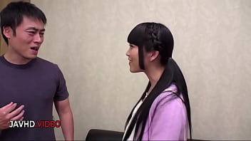 Nako nishino teases with sultry mouthplay and sensual stroking