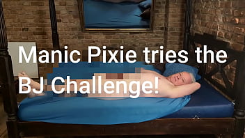 Manic pixie takes the paul jones blowjob challenge