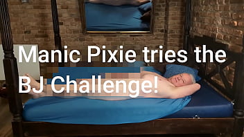 Manic pixie takes the paul jones blowjob challenge