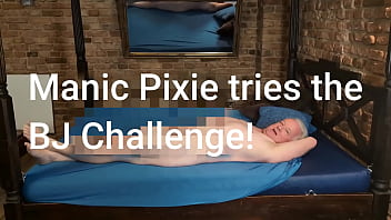 Manic pixie takes the paul jones blowjob challenge