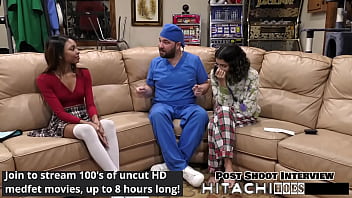 Freshman gets mandatory hitachi orgasm solana