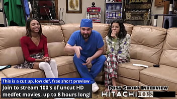 Freshman gets mandatory hitachi orgasm solana