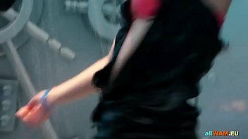 Hot euro babes show dance moves