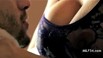 Amateur milf hottie getting a hard dong