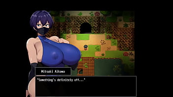 月夜に輝く赤い華 2