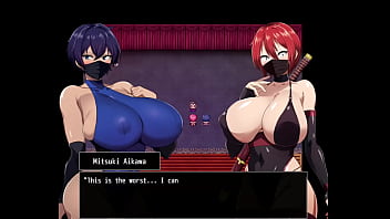 月夜に輝く赤い華 2