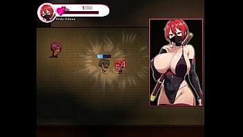 月夜に輝く赤い華 2