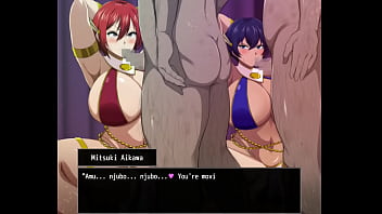 月夜に輝く赤い華 2