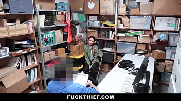 Suspect's horrible habit of stealing gets a hardcore fucktheif