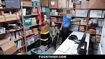 Suspect's horrible habit of stealing gets a hardcore fucktheif