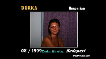 A girl called dorka tries out for porn in a hardcore fuck scene