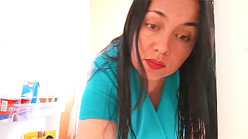 My stepmom gets fucked while trapped in the refrigerator