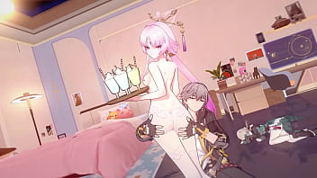 Honkai star rail caelus x fu xuan & qingque sex hentai 3d animation