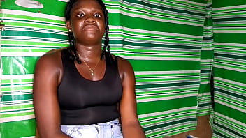 Casting chocolate skin girl masturbates erotically